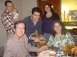 The Baum's and Sefton's at Thanksgiving in UAB Hospital